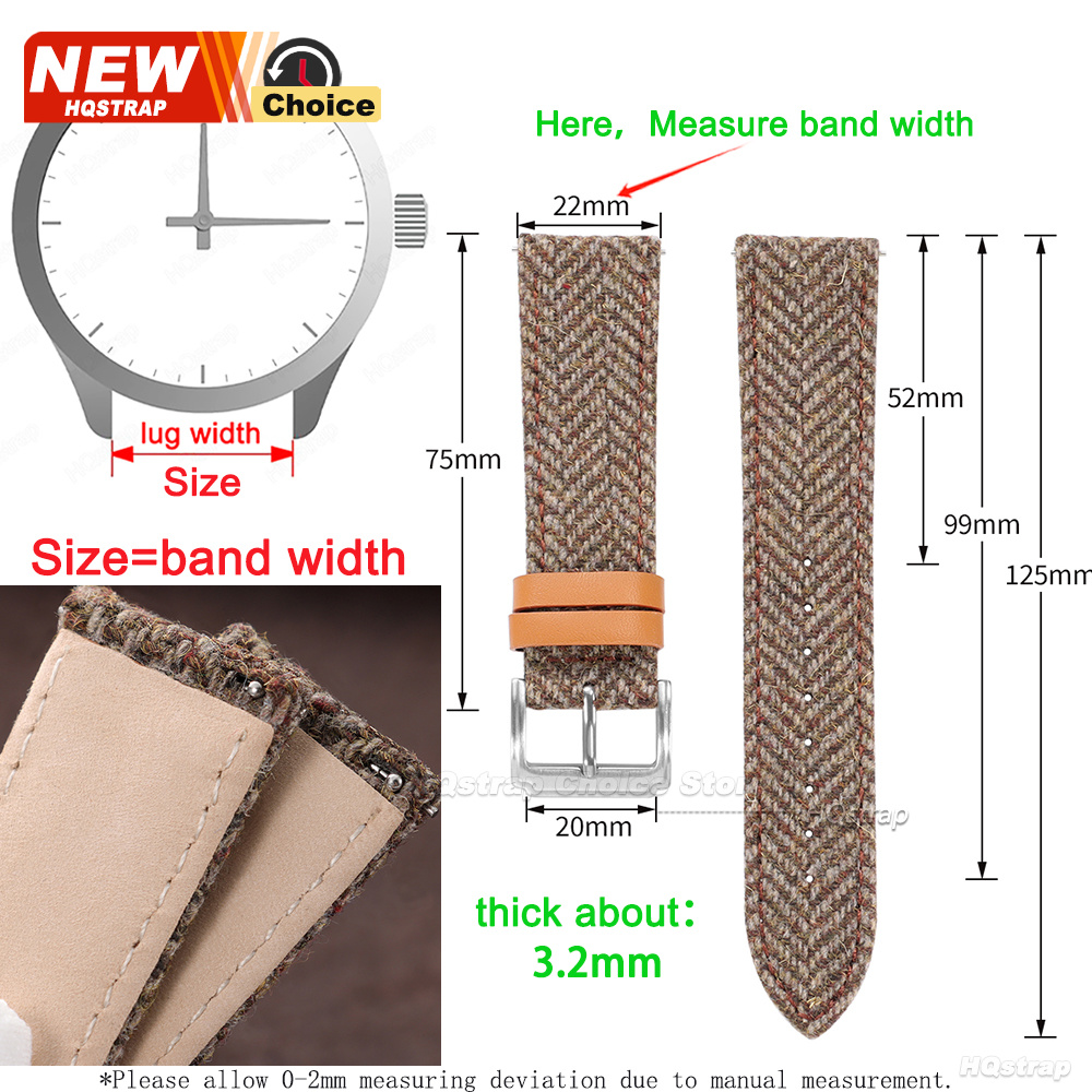 18mm 20mm 22mm Tweed Nylon Str - đánh giá và giá Watches Rolex Smartwatch