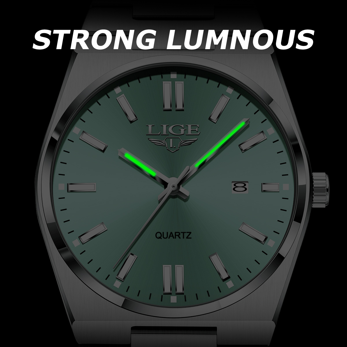 LIGE Luxury Brand Men Watches  - đánh giá và giá Smartwatch Branded Watches For Men