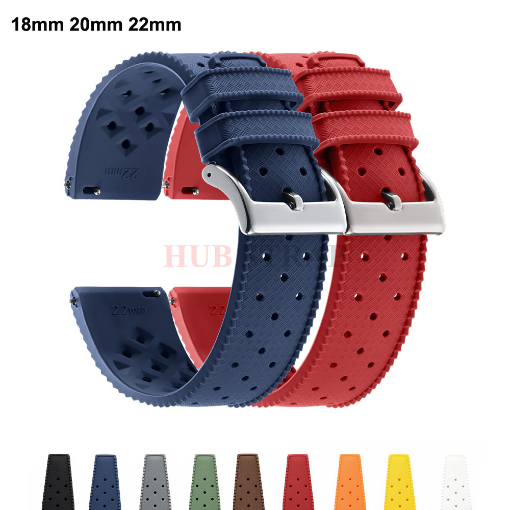 18mm 20mm 22mm Tropical Silico - đánh giá và giá Watches Rolex Smartwatch