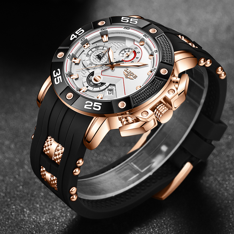 LIGE quartz Top brand luxury w - đánh giá và giá Smartwatch Branded Watches For Men