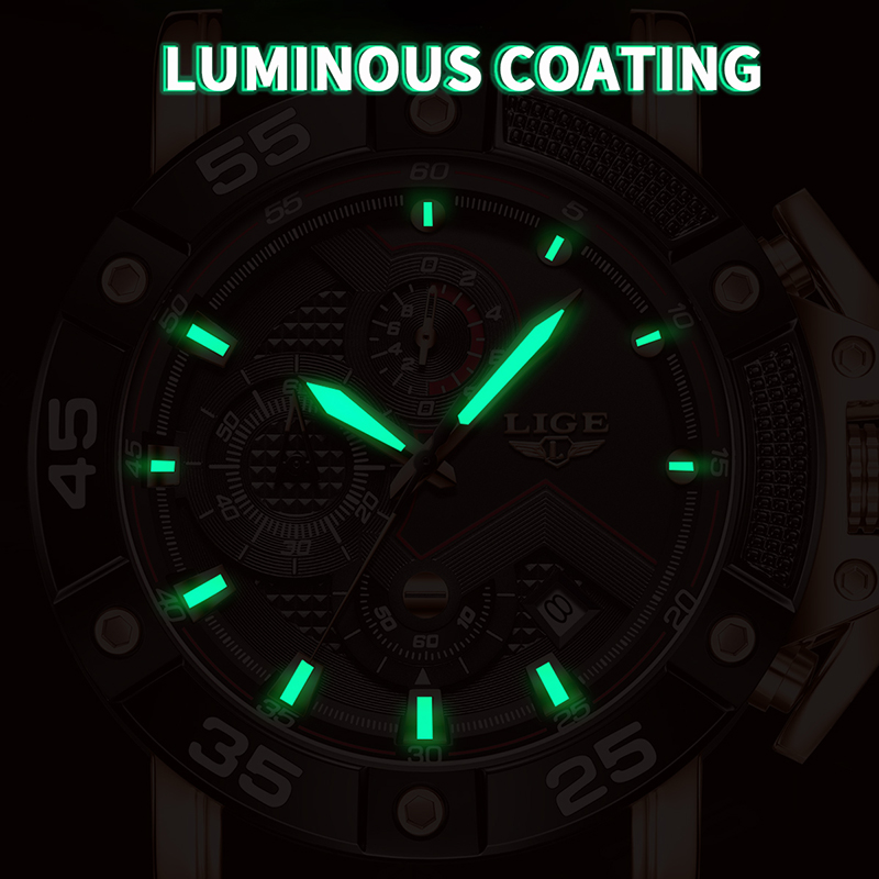 LIGE quartz Top brand luxury w - đánh giá và giá Smartwatch Branded Watches For Men