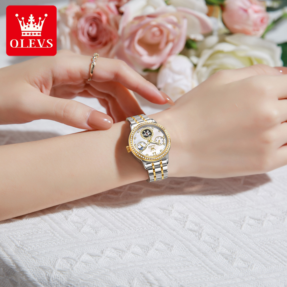 OLEVS Automatic Watch For Wome - đánh giá và giá Skeleton Mechanical Watch