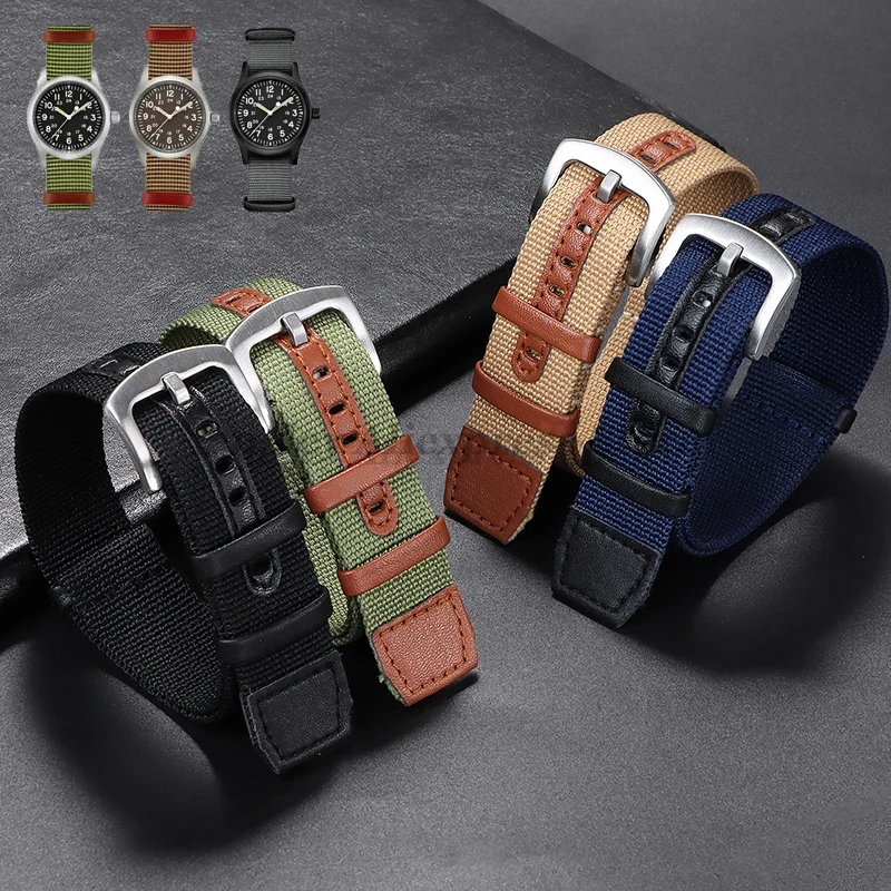 20mm 22mm Canvas Nylon Patch L - đánh giá và giá Watches Rolex Smartwatch
