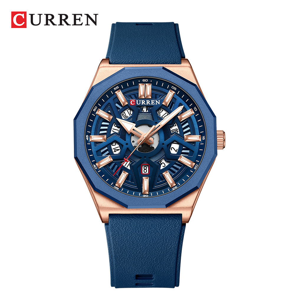 CURREN 8437 Unisex Minimalist  - đánh giá và giá Skeleton Mechanical Watch