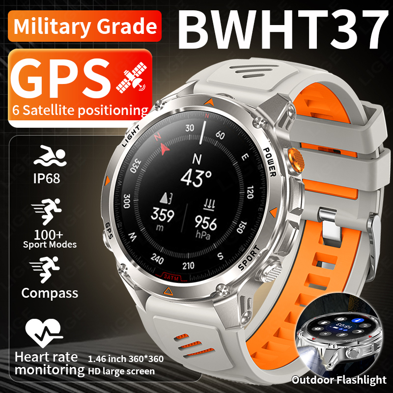 LIGE Rugged GPS Track Smart Wa - đánh giá và giá Smartwatch I Watches