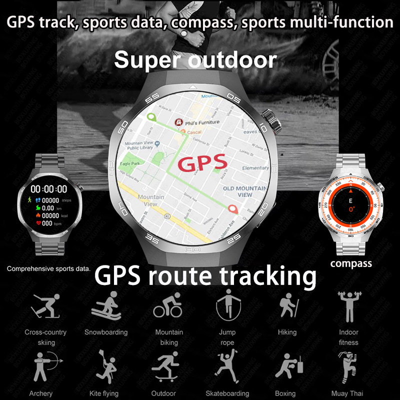 2026 New BOXUXING Watch 5 MAX  - đánh giá và giá Smartwatch Health Watches For Men