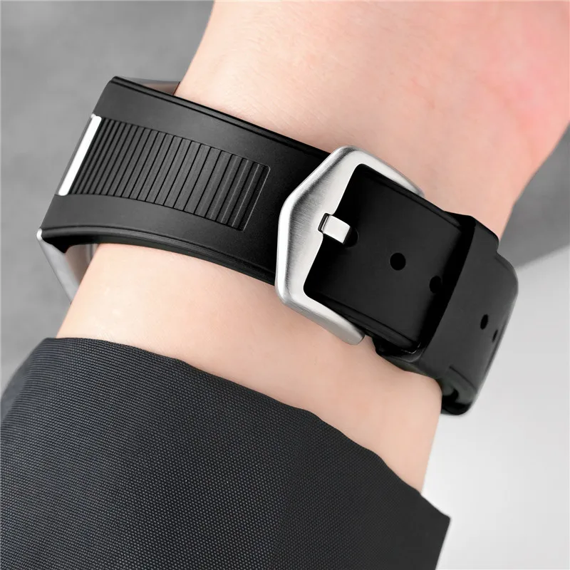 Fluoro Rubber Strap 25*12mm De - đánh giá và giá Patek Philippe Watch Nautilus