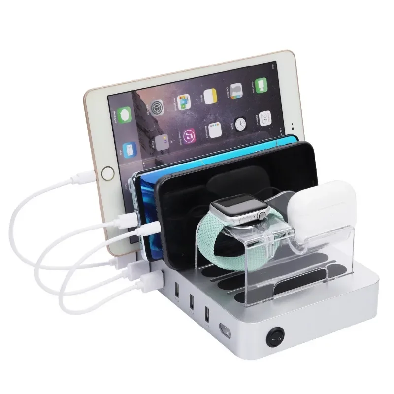 6USB desktop phone holder, sma - đánh giá và giá Smartwatch I Watches