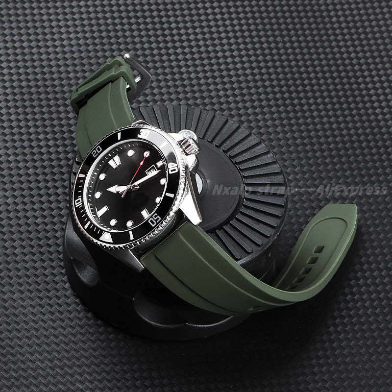 20mm 22mm Silicone Watch Band  - đánh giá và giá Watches Rolex Smartwatch